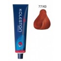 Tinte Wella Koleston Perfect Vibrant Red 77/43 Rubio Medio Cobrizo Dorado