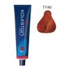 Tinte Wella Koleston Perfect Vibrant Red 77/43 Rubio Medio Cobrizo Dorado