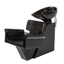 Lavacabezas Tor con asiento Nico base metal