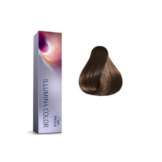 Tinte Illumina Color Wella 5/ Castaño Claro Puro 60ml