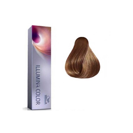 Tinte Illumina Color Wella 7/7 Rubio Medio Marrón 60ml