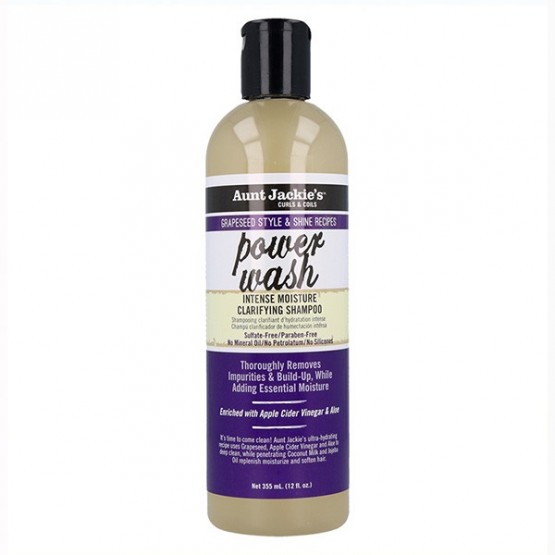 Aunt Jackie'S Curls & Coils Grapeseed Power Wash Champú 355 ml/12Oz