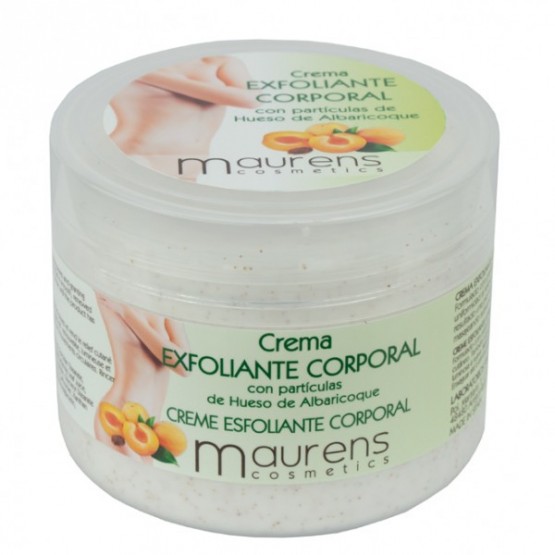 Crema Exfoliante Corporal con partículas de albaricoque Maurens 300ml.