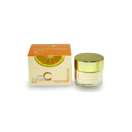 Crema Revitalizante de vitamina C FPS10 NOCHE Y DÍA 50 ml.