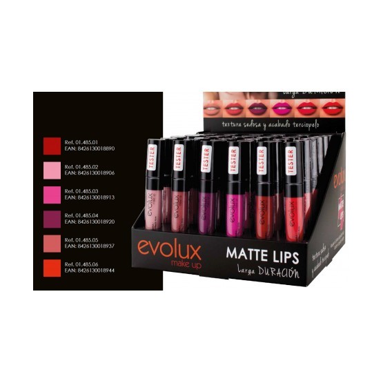 Labial Liquido Mate Evolux Nº6