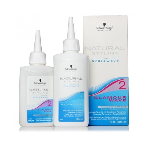 Permanente "Glamour Wave 2"  80 ml , Neutralizante 100 ml.