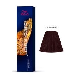 TINTE KOLESTON PERFECT ME+ WELLA 4/75 CASTAÑO MEDIO MARRÓN CAOBA 60ml