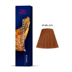 TINTE KOLESTON PERFECT ME+ WELLA  8/74 Rubio Claro Marrón Cobrizo 60ml