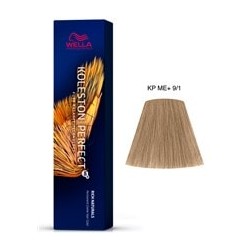 TINTE KOLESTON PERFECT ME+ WELLA 9/1 Rubio Muy Claro Ceniza 60ml