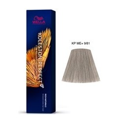 TINTE KOLESTON PERFECT ME+ WELLA 9/81 Rubio Muy Claro Perla Ceniza 60ml