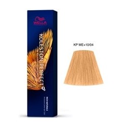 TINTE KOLESTON PERFECT ME+ WELLA  10/04 Rubio Super Claro Natural Cobrizo 60ml