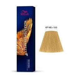 TINTE KOLESTON PERFECT ME+ WELLA  10/3 Rubio Super Claro Dorado 60ml