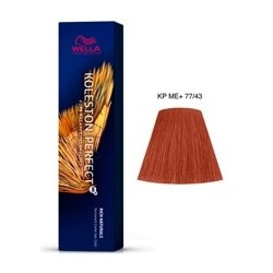 TINTE KOLESTON PERFECT ME+ WELLA 77/43 Rubio Medio Intenso Cobrizo Dorado 60ml