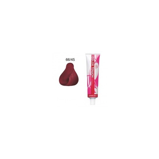 Baño de color Wella color touch 66/45 Rubio Oscuro Intenso Cobrizo Caoba 60ml
