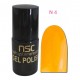 ESMALTE PERMANENTE GELLACK UV/LED AMAZING 5 ML Nº4 NSC