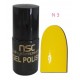 ESMALTE PERMANENTE GELLACK UV/LED AMAZING 5 ML Nº 3 NSC