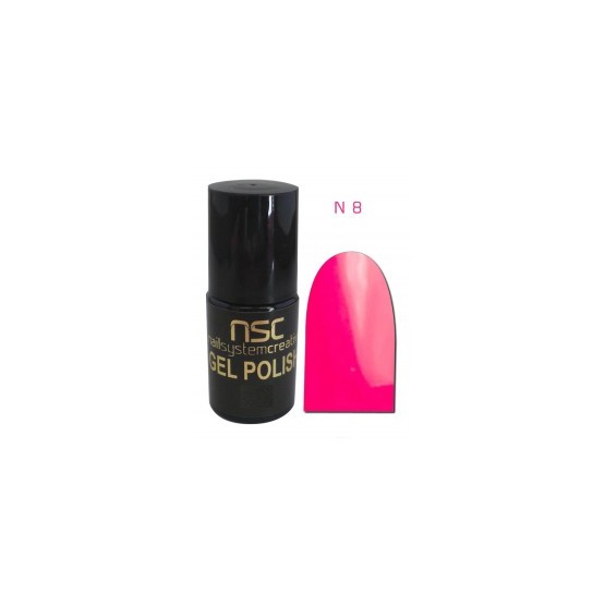 ESMALTE PERMANENTE GELLACK UV/LED AMAZING 5 ML Nº 8 NSC