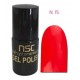 ESMALTE PERMANENTE GELLACK UV/LED AMAZING 5 ML Nº 15 NSC