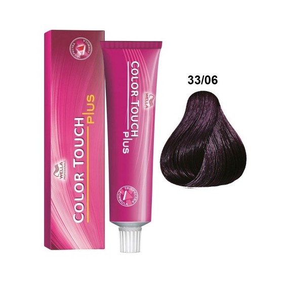 Baño de Color Touch Plus Wella 33/06 Castaño Oscuro Natural Violeta
