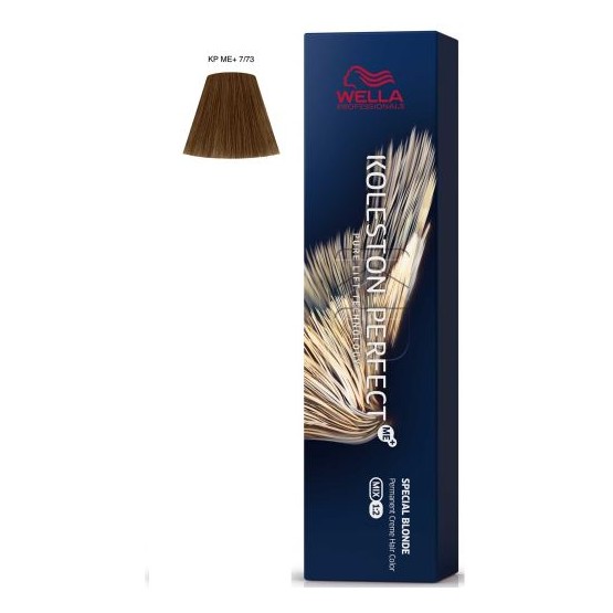 TINTE KOLESTON PERFECT ME+ WELLA 7/73 Rubio Medio Marrón Dorado 60ml