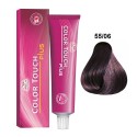 Baño de Color Wella Color Touch Plus 55/06  Castaño Claro Natural Violeta 60ml