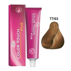 Baño de color Wella color touch plus 77/03 Rubio Medio Intenso Natural Dorado 60ml