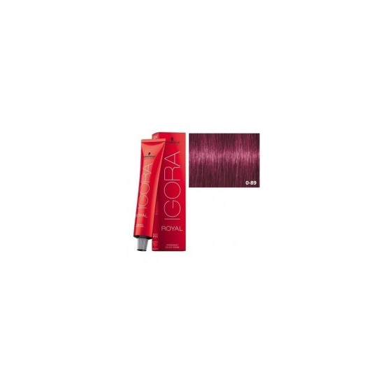 Tinte IGORA ROYAL 0-89 Tono Mezcla Rojo Violeta 60ml