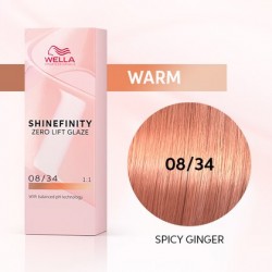 Shinefinity Zero Lift Glaze - Warm Spicy Ginger 08/34, 60ml