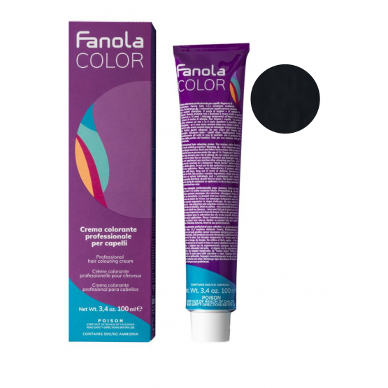 TINTE FANOLA COLOR 1.0 NEGRO 100ML