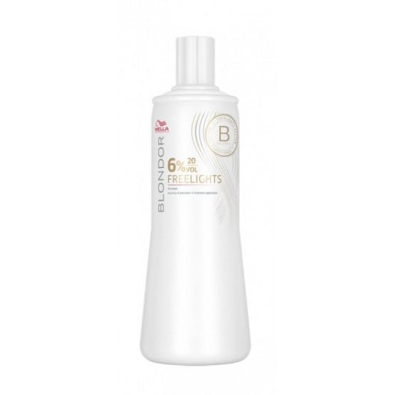 Agua Oxigenada Freelights Wella 6% 20vol 1000ml