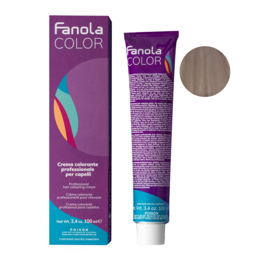 TINTE FANOLA COLOR 10.1 RUBIO PLATINO CENIZA 100ML