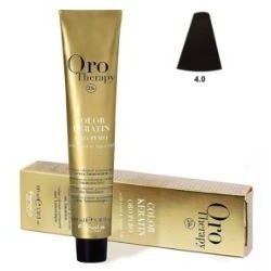 TINTE FANOLA KERATIN ORO THERAPY PURO 3.0 CASTAÑO 100ML