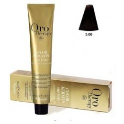 TINTE FANOLA KERATIN ORO THERAPY PURO 5.0 CASTAÑO CLARO INTENSO 100ML