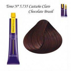 Tinte Salerm Visón 5,735 Castaño Claro Chocolate Brasil 75ml