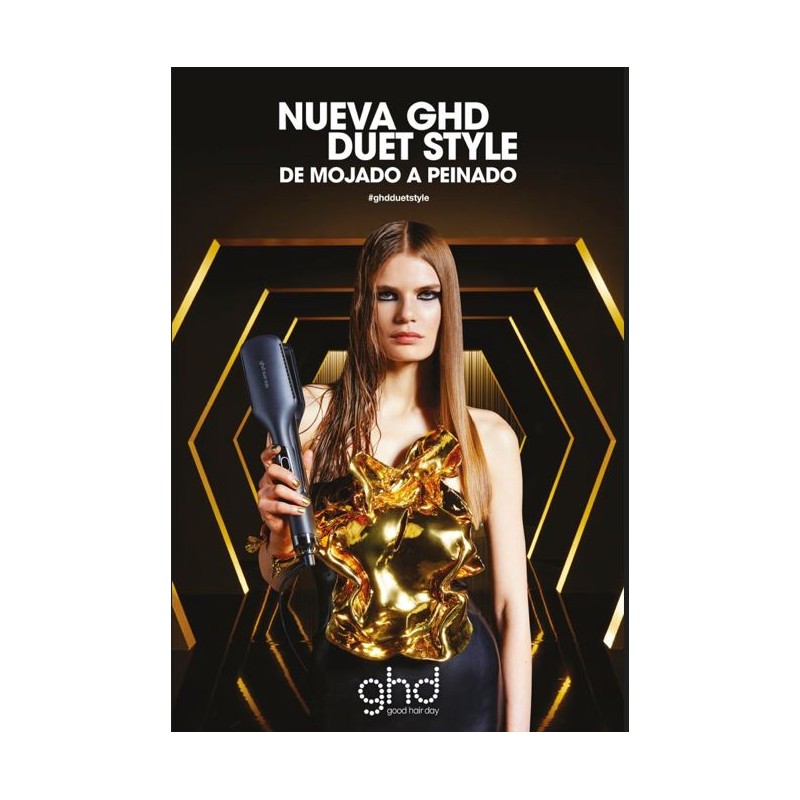 ghd duet, Plancha de aire caliente 2 en 1 blanca