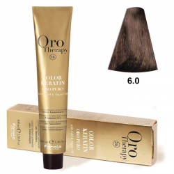 TINTE FANOLA KERATIN ORO PURO Nº 6.0 RUBIO OSCURO100ML