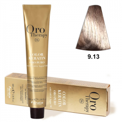 TINTE FANOLA KERATIN ORO THERAPY 9.13 RUBIO MUY CLARO BEIGE 100ML