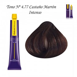 Tinte Salerm Visón 4,77 Castaño Marrón Intenso 75ml