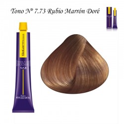 Tinte Salerm Visón 7,73 Rubio Marrón Dorado 75ml