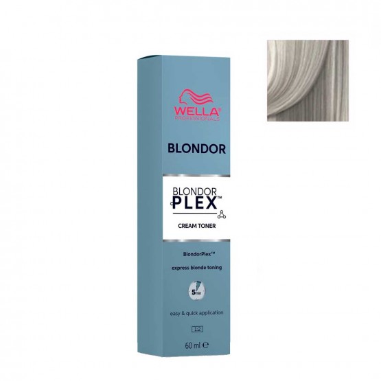 BLONDOR PLEX CREAM TONER  /81 PLATA PALIDO 60gr